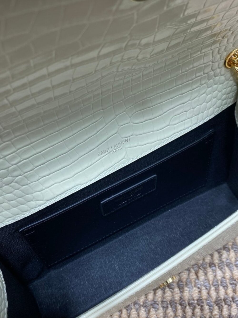 ✅Yves Saint Laurent Crocodile Crossbody Bag - Picture 8 of 11